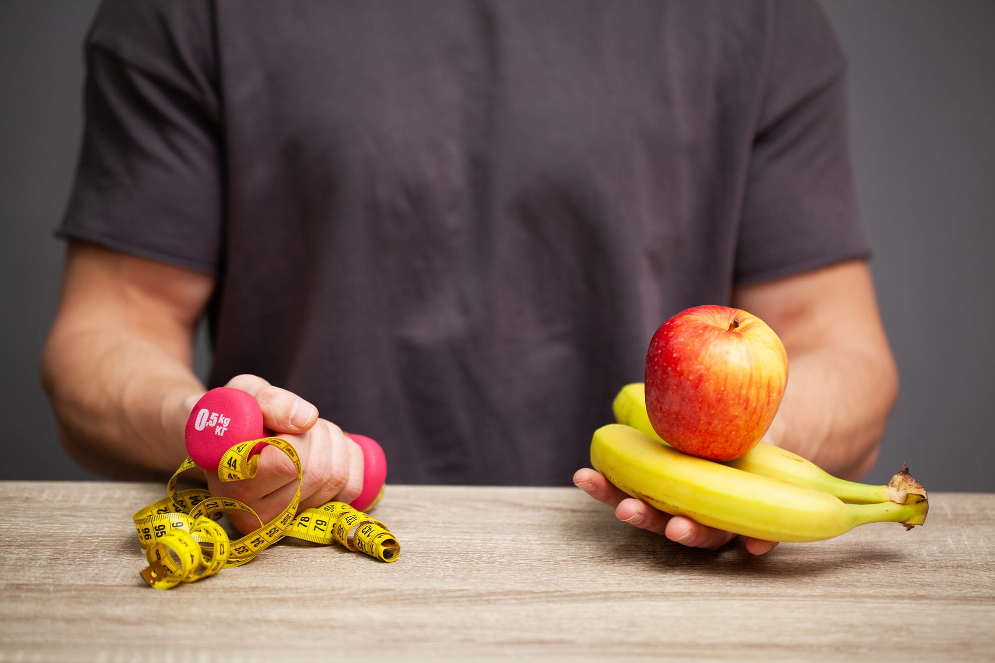 choosing to exercise and eat healthy fruits and vegetables so you can live longer