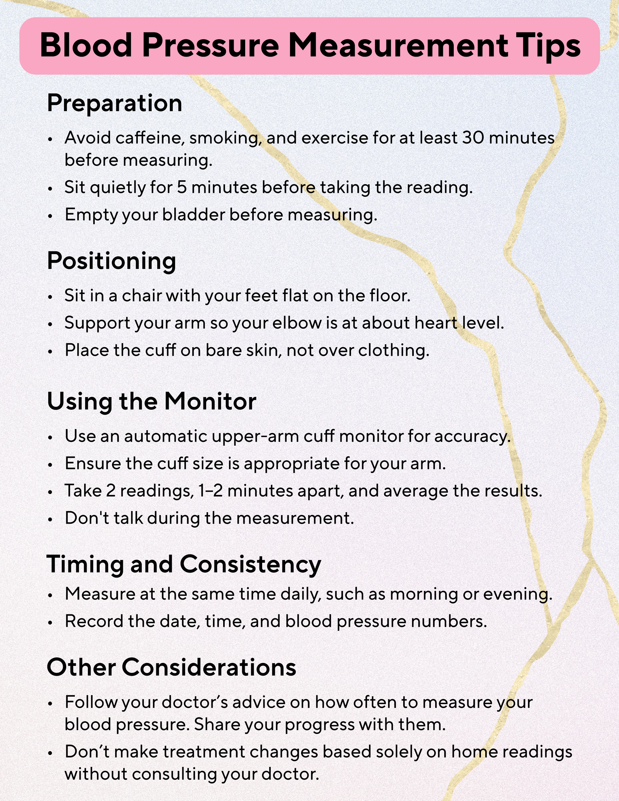 Blood Pressure Management Tips for Older Adults