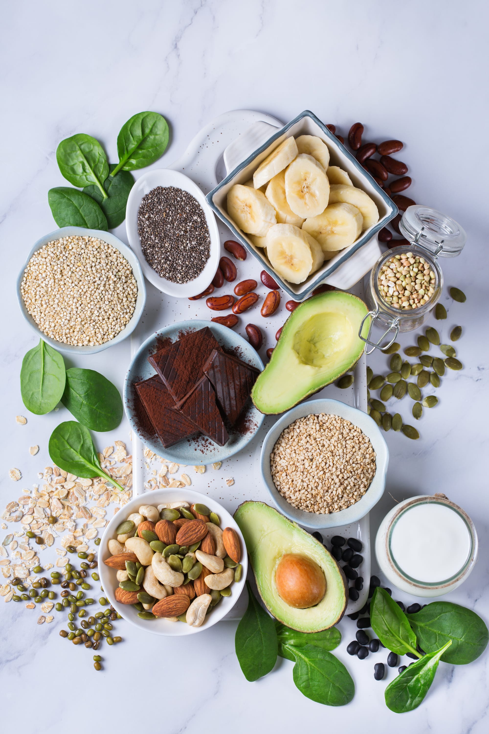 Avocado, Chocolate, Nuts and Greens for Magnesium  - SeriousAging.com