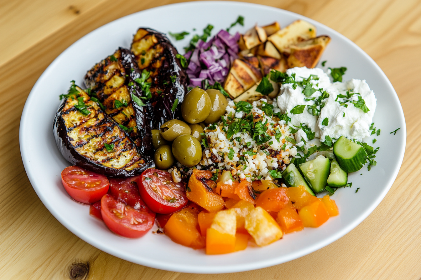 The Mediterranean Diet on a plate