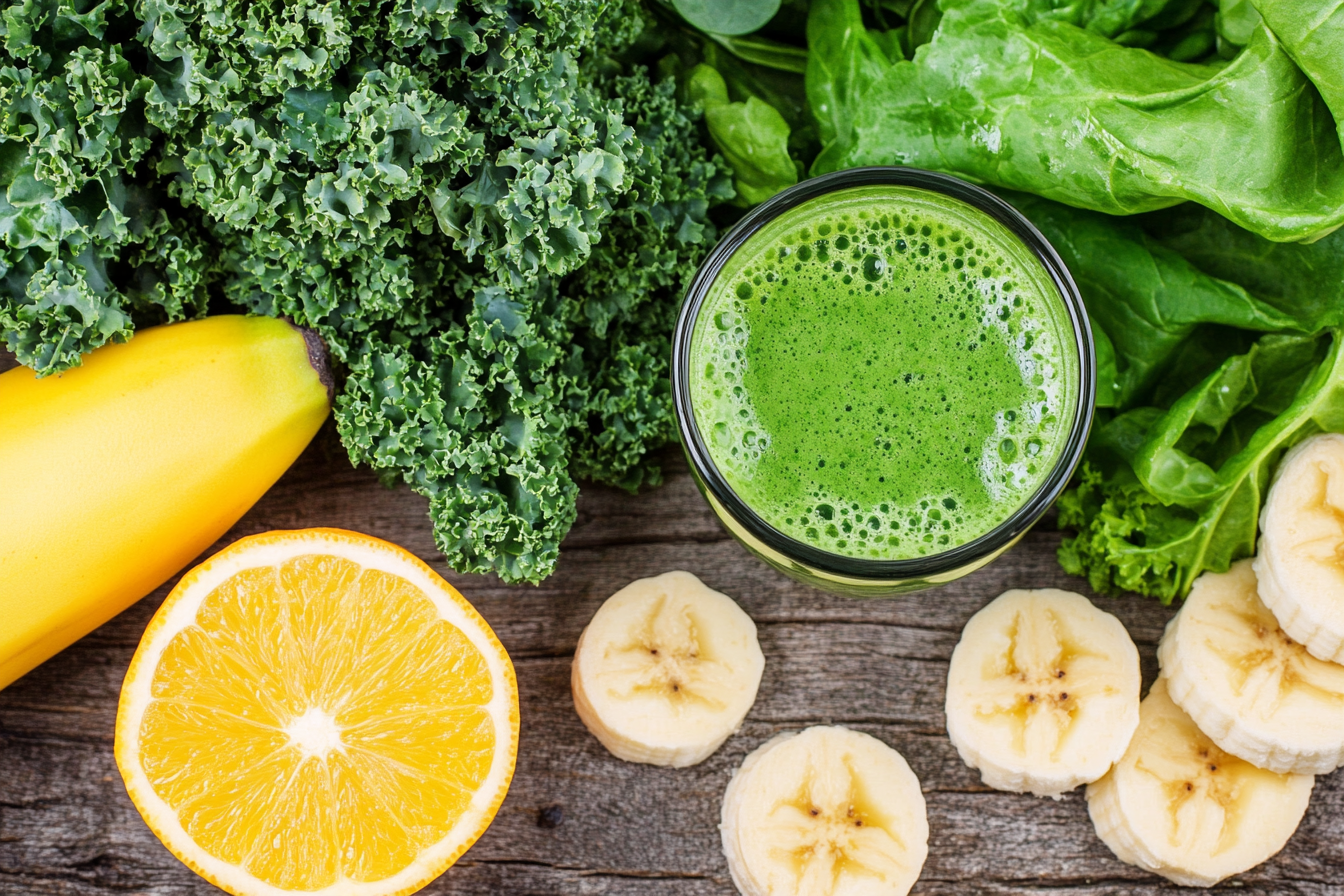 Bananas, Green Drink, Kale  - SeriousAging.com