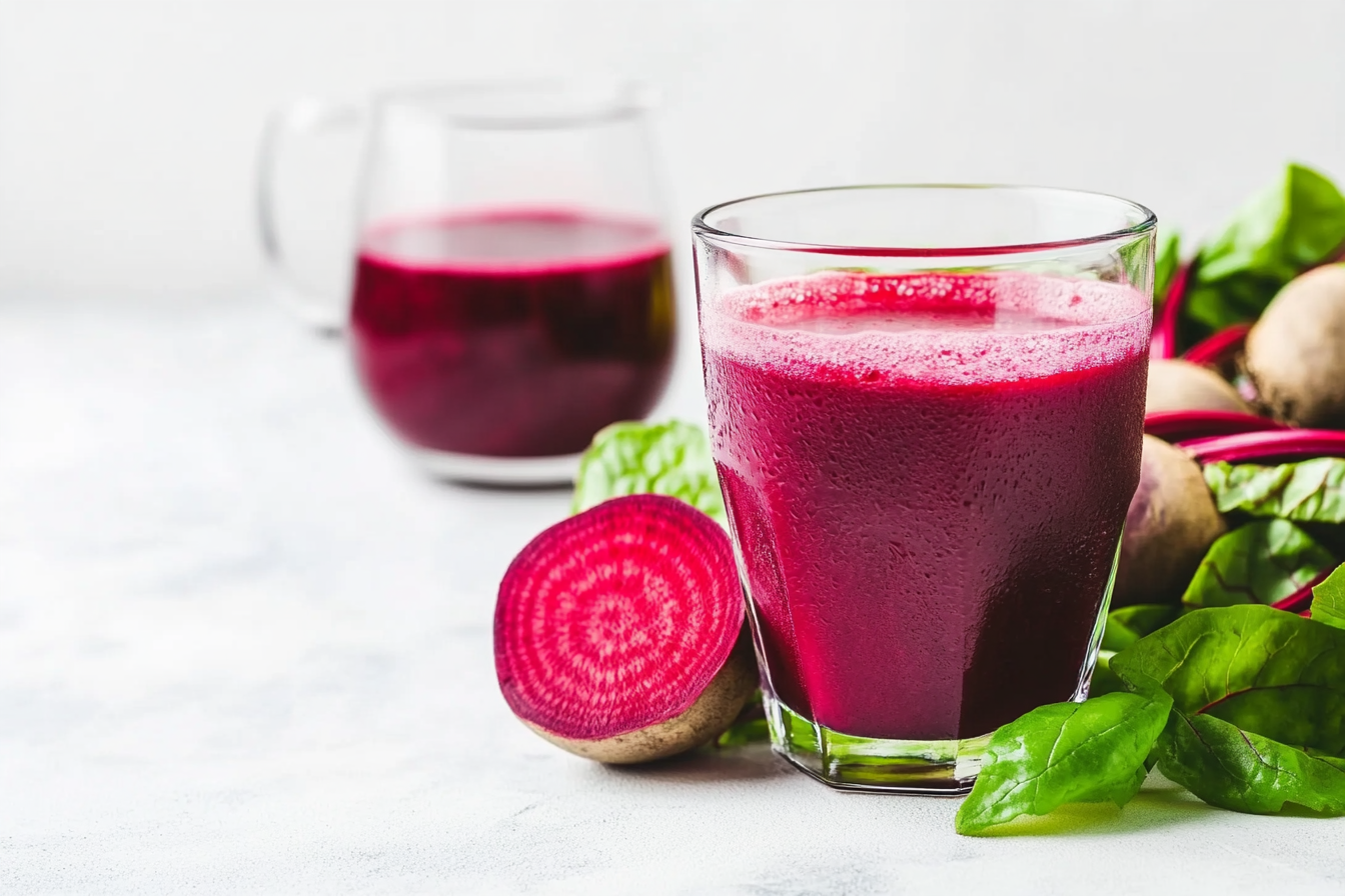 some delicious looking beet juice for heart health