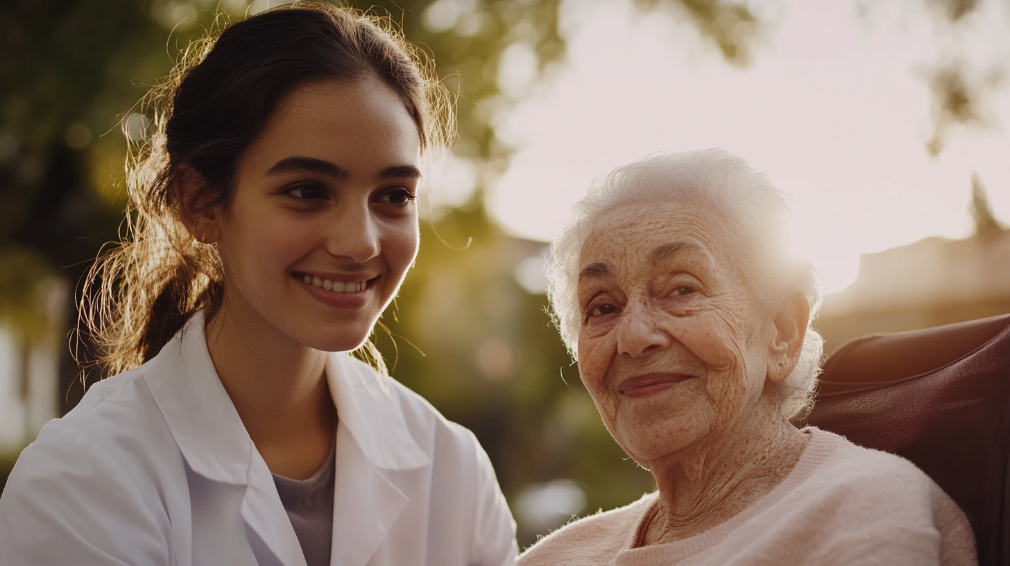 a backup caregiver with an older adult