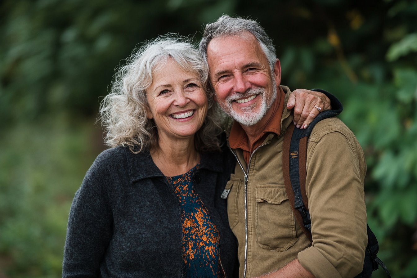 a healthy couple in a blue zone.