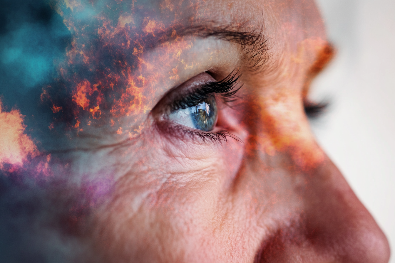 a woman fighting an infection