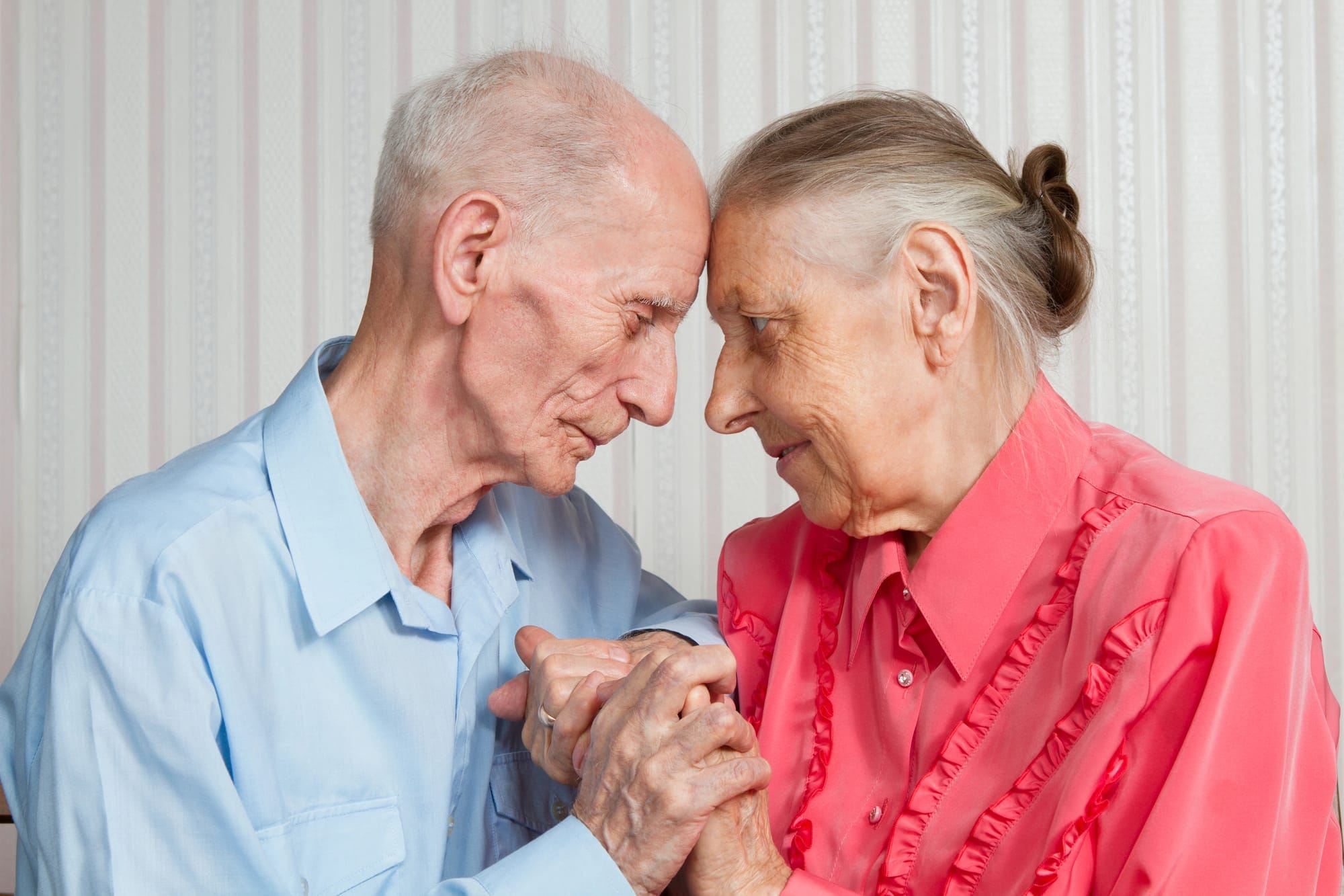 a man and a woman aging together with lewy body dementia