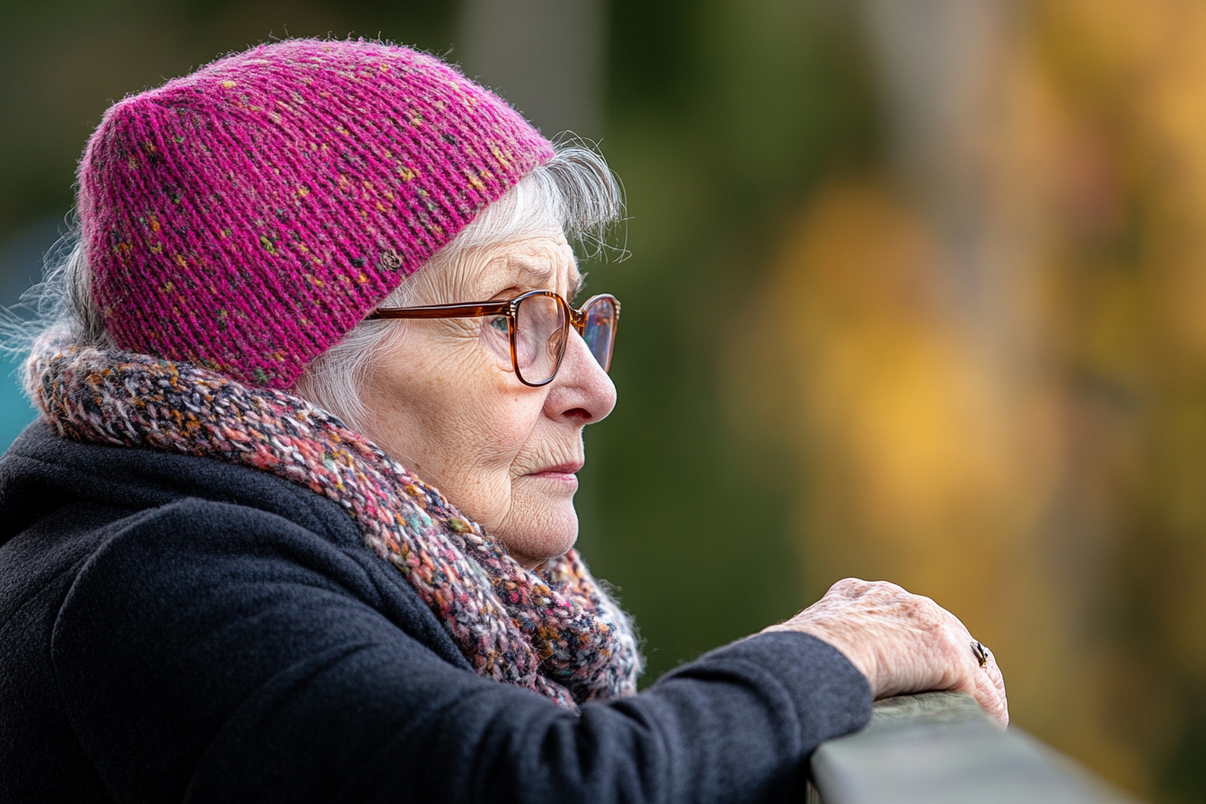 an older woman with dementia under palliative care