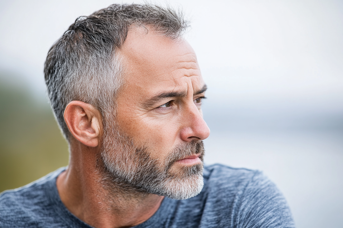 an older man thinking about the future - SeriousAging.com