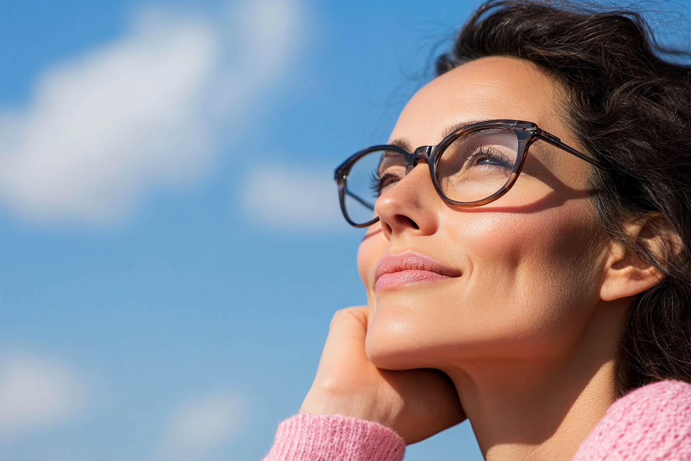 woman in the sun