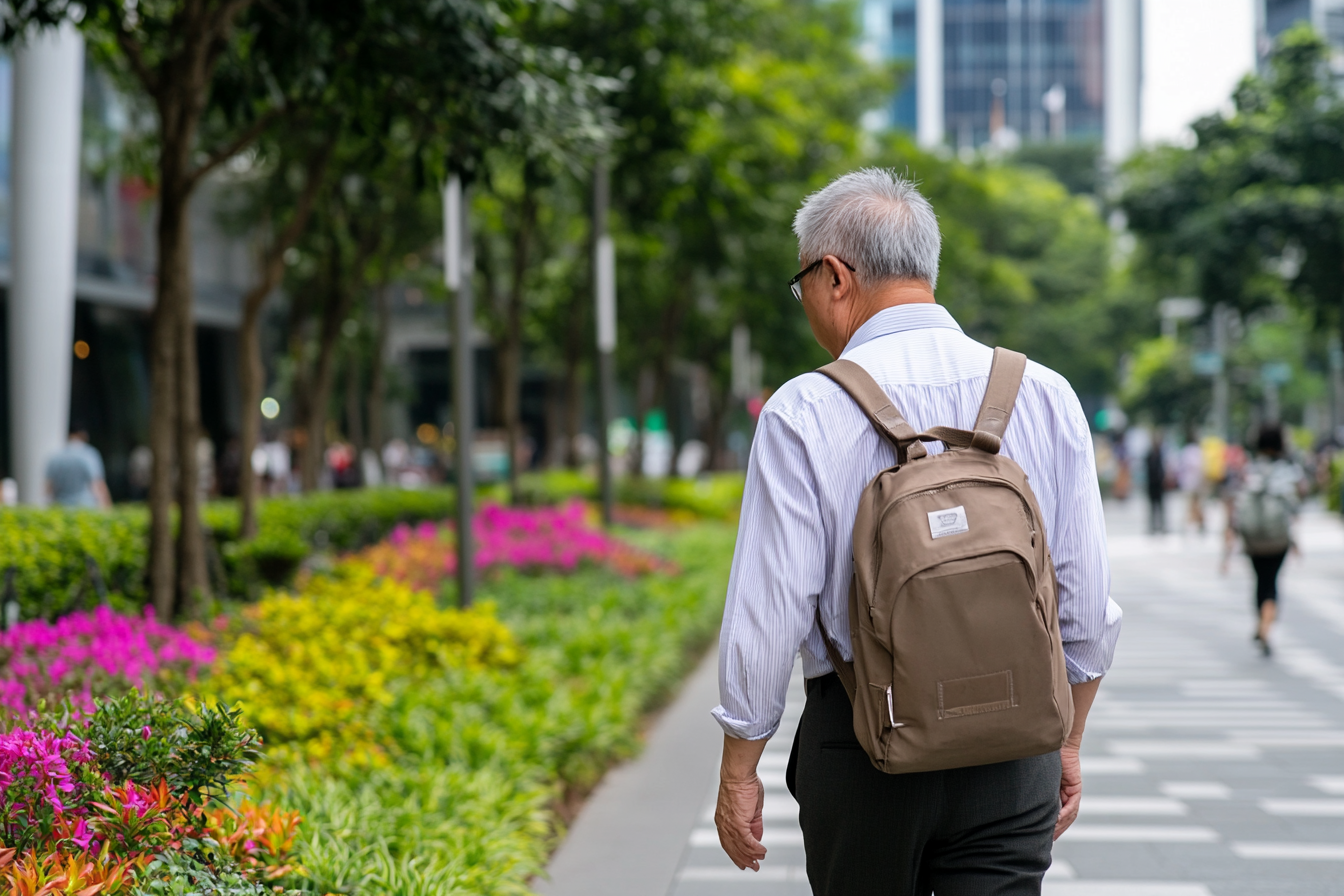 a man who is outdoors with cognitive impairment - SeriousAging.com